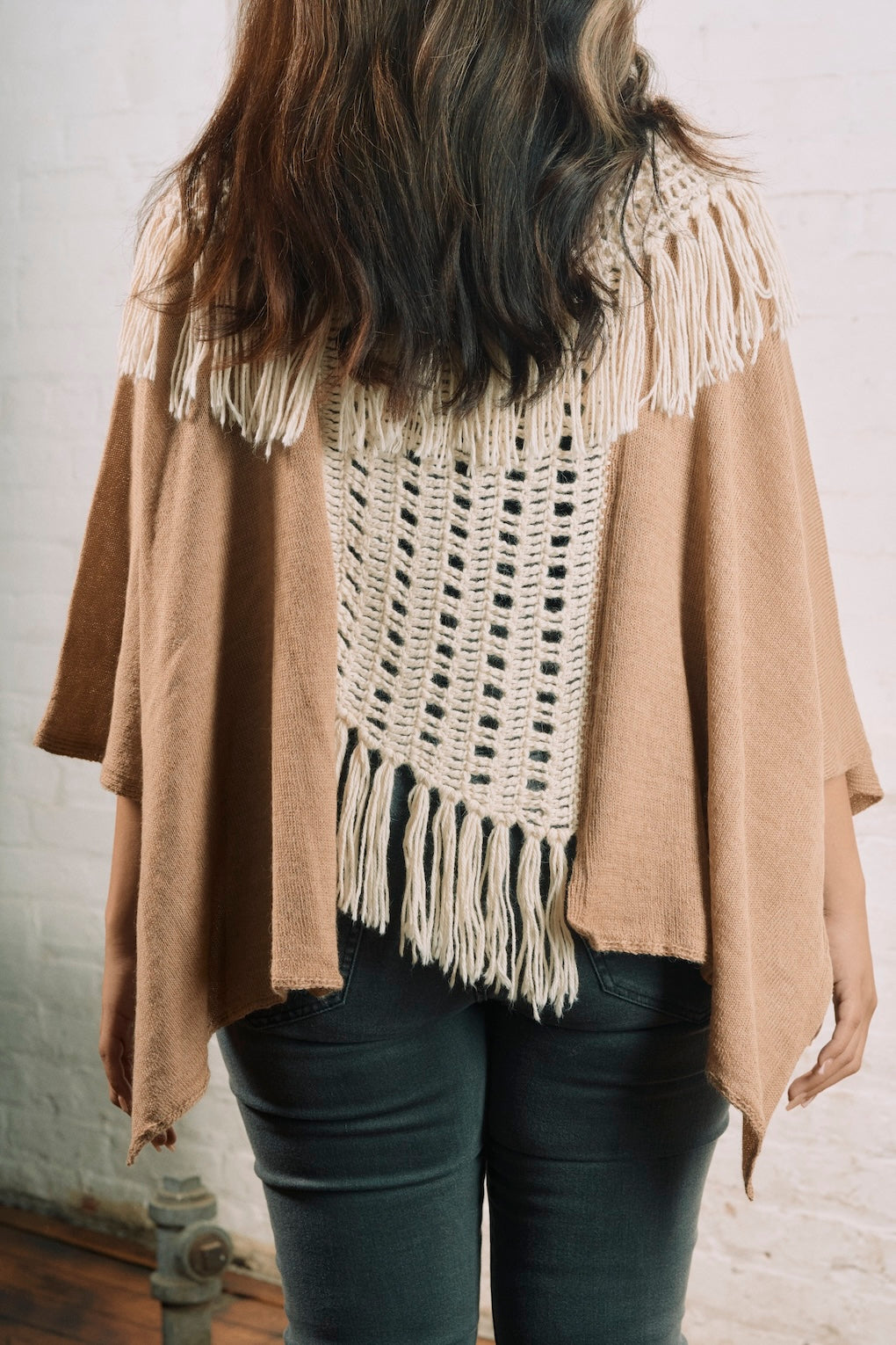 Wigwam Zuid-Amerikaanse 100% wol handgemaakte poncho INCA poncho (Grijs Wigwam Zuid-Amerikaanse 100% wol handgemaakte poncho INCA poncho (Grijs